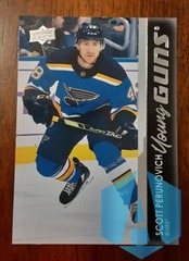 2021-22 UD Extended Series Young Guns #707 Scott Perunovich - Blues
